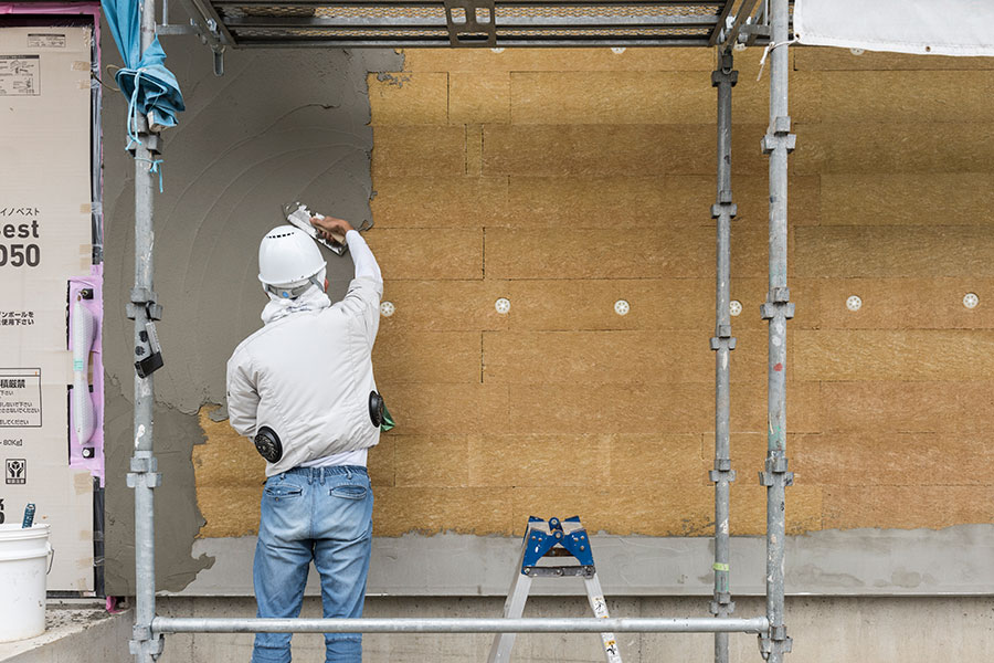 外断熱　ロックウール