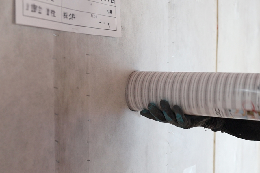 逆転結露を予防する、二重の気密ライン